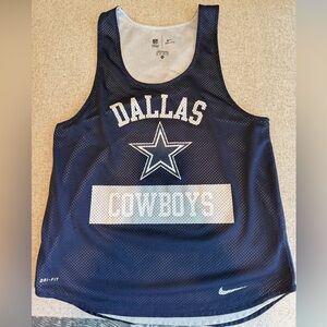 Nike Dri-Fit Blue Dallas Cowboys Tank Top